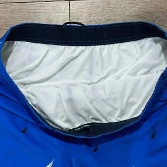 NEW Nautica Swim Performance Board‎ Shorts Blue Swim Trunks Mens Sz XXL NWT - Picture 8 of 11